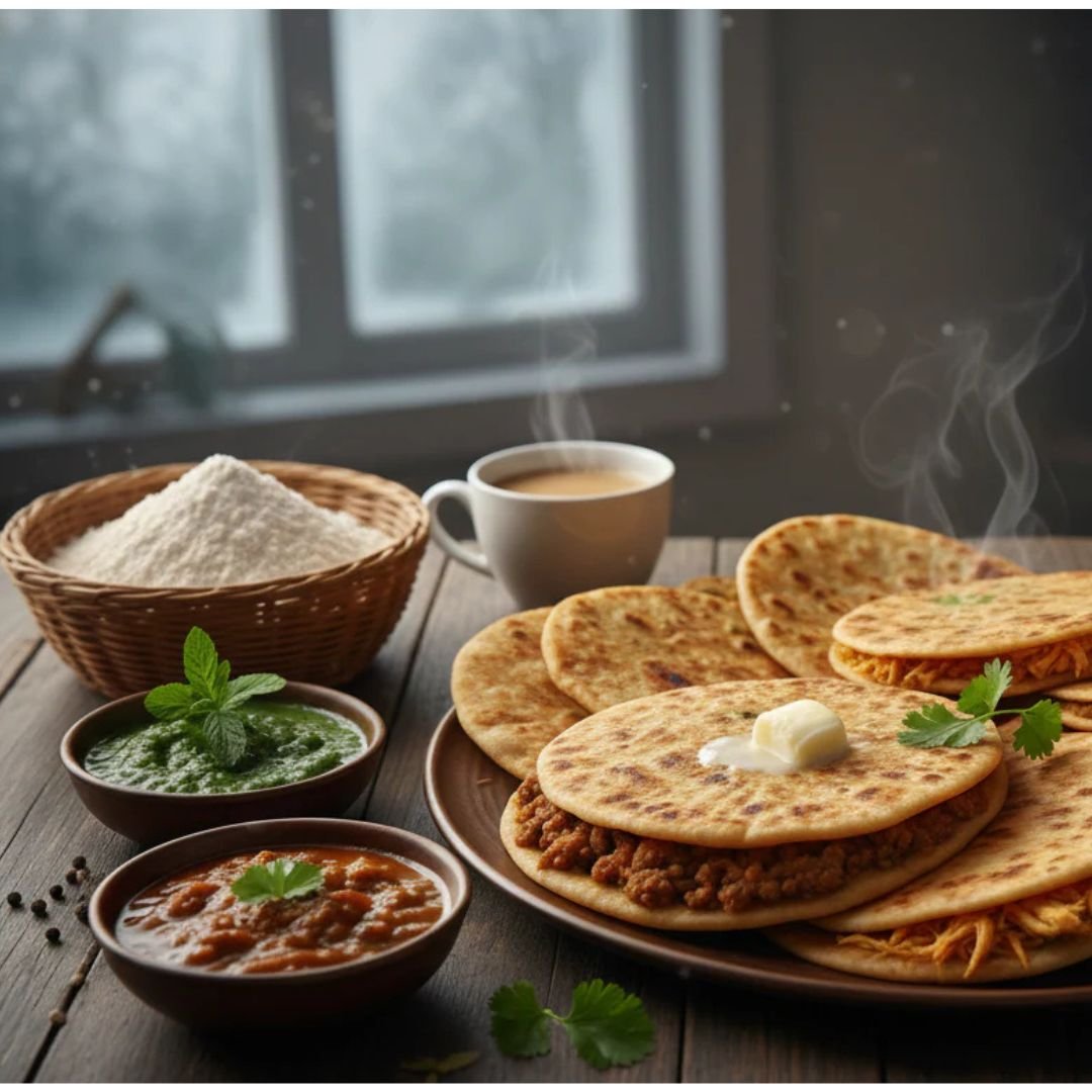PARATA SOUTH INDIAN STYLE (2 Piece) (Non-vegan) PARATA SOUTH INDIAN STYLE (2 Piece) (Non-vegan) - Image 1